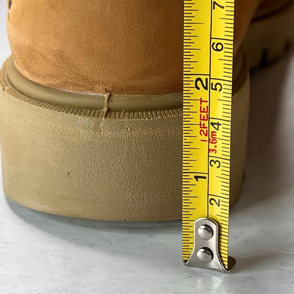 Timberland PRO Sawhorse 6" Composite Safety Toe Boots Brown Men 4.5W Tried On - Picture 9 of 11